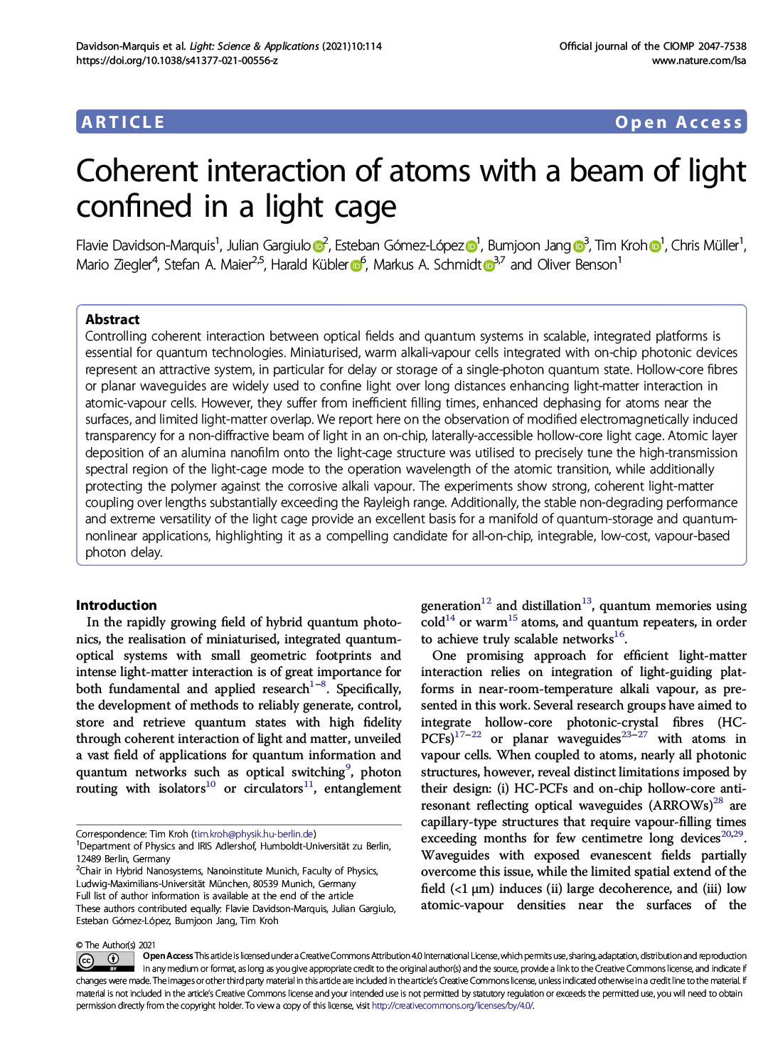 Light: Science & Applications, doi:10 1038 s41377-021-00556-z