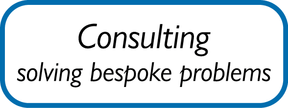 Consulting solving bespoke problems