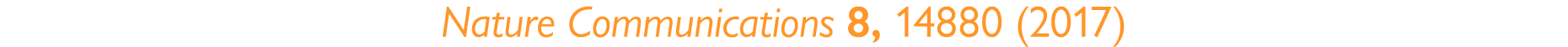 Nature Communications 8, 14880 (2017)