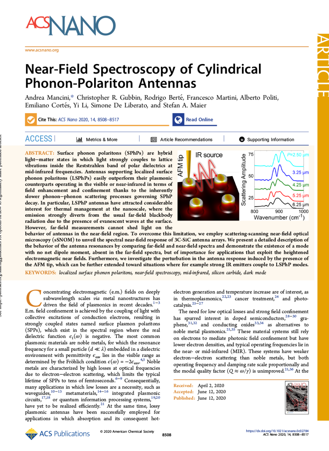 ACS Nano 2020 14:8508-8517